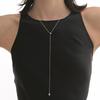 Subni Silver (C) Y-shaped Necklace