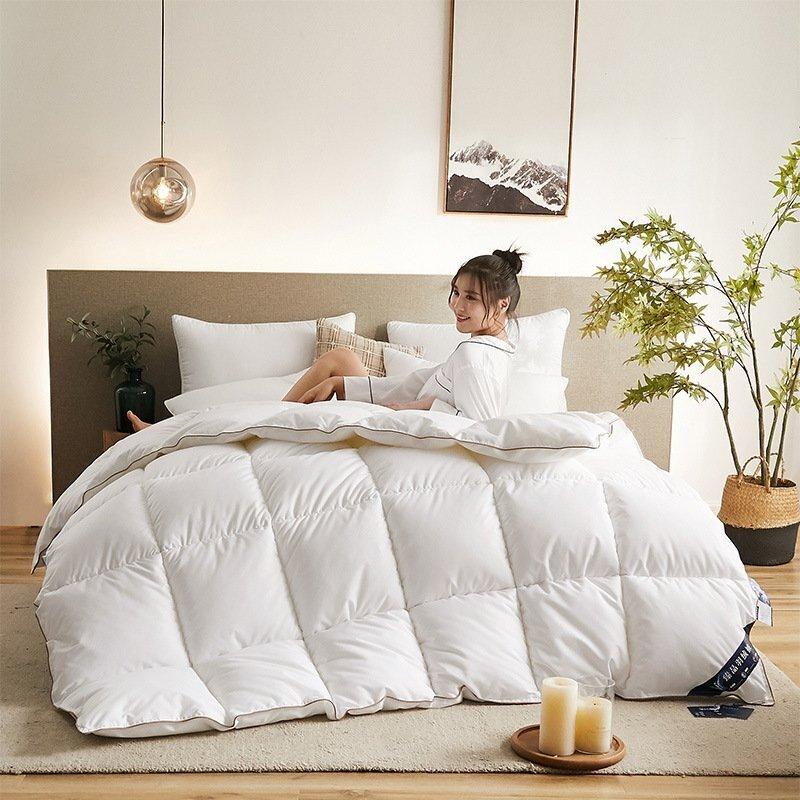 Down quilt white goose down quilt winter cotton thick quilt core winter quilt Warm Cozy Cashmere Duvet quilt core winter quilt