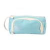 Triangular Twill Color Pencil Case Large Capacity Multipurpose Storage Bag for School Supplies