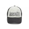 Ar:cy ARCHIVE BALL CAP [CHARCOAL&IVORY]