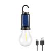 Solar LED Camping Lantern USB C Rechargeable Portable Tent Light Waterproof Handheld Hanging Lamp Outdoor For Fishing BBQ Hiking