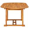 5 Piece Outdoor Dining Set Solid Acacia Wood Table & Textilene Chairs