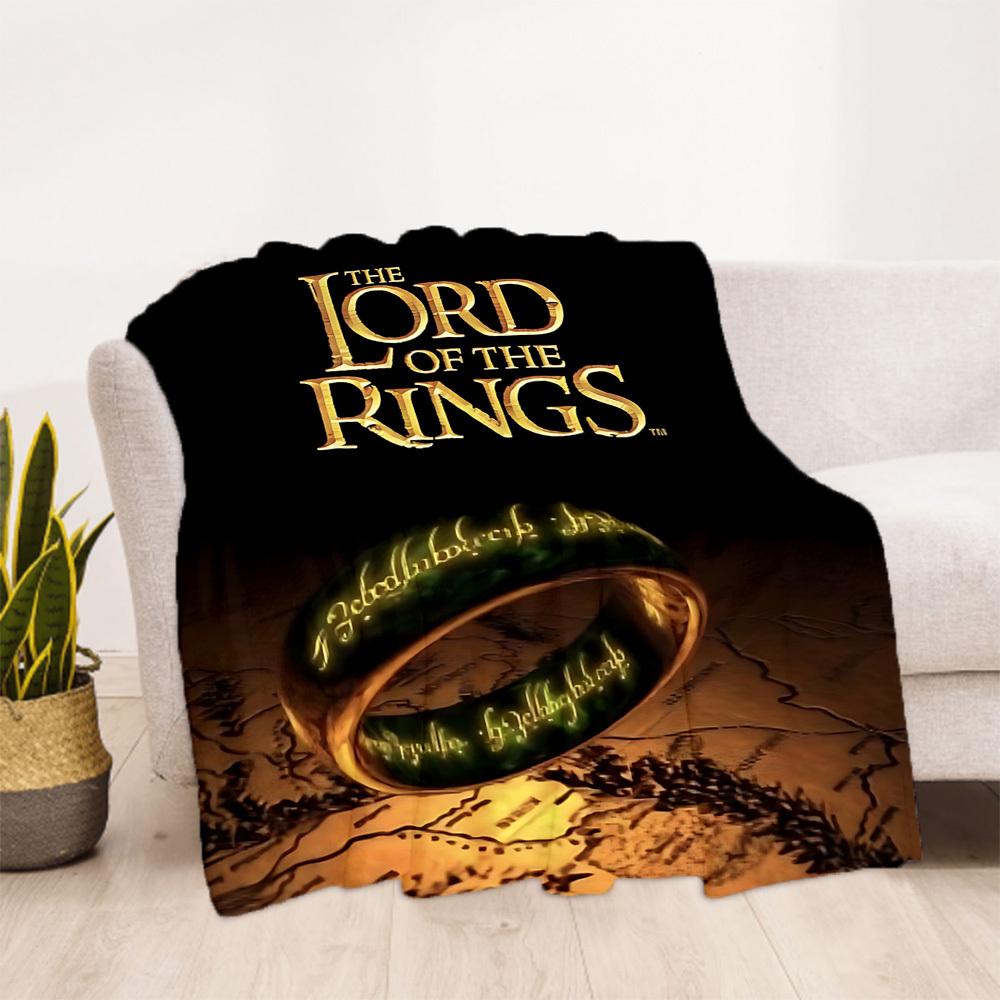 1PC The Lord of the Rings Outdoor Blanket Lightweight Flannel, Soft & Warm, All-Season, Outdoor, Camping, Living Room, Office, L1106094