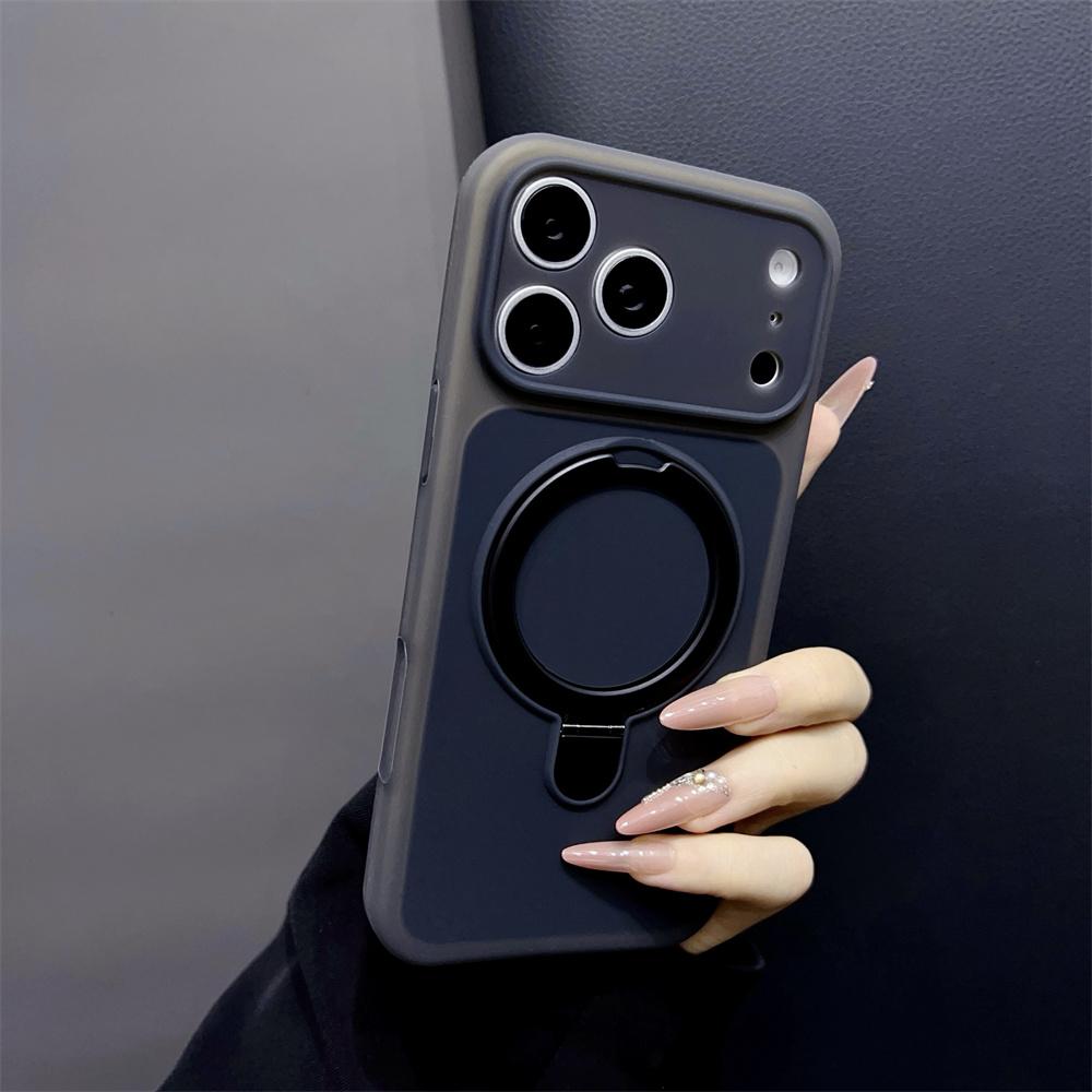 Deluxe Jelly Silicone Holder Fine Hole Mobile Phone Case for 17 Pro Max 17 Pro 16 Pro Max 15 Shockproof Protection Cover