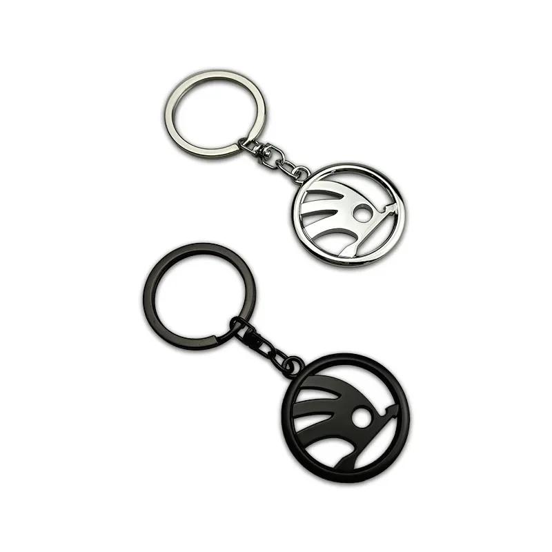 AHUN5 Metal Car Keychain Pendant Key Ring Key Accessories for Skoda Octavia Kodiaq Superb Yeti 2 A7 Tour RS Rapid Kodiak Fabia