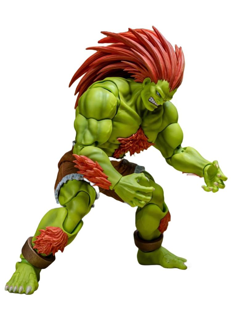 HiPlay Strom Toys 1/12 Scale Street Fighter 2: The Final Challenger Blanka CPSF25 Movable Action Figure with Accessories, Full Set
