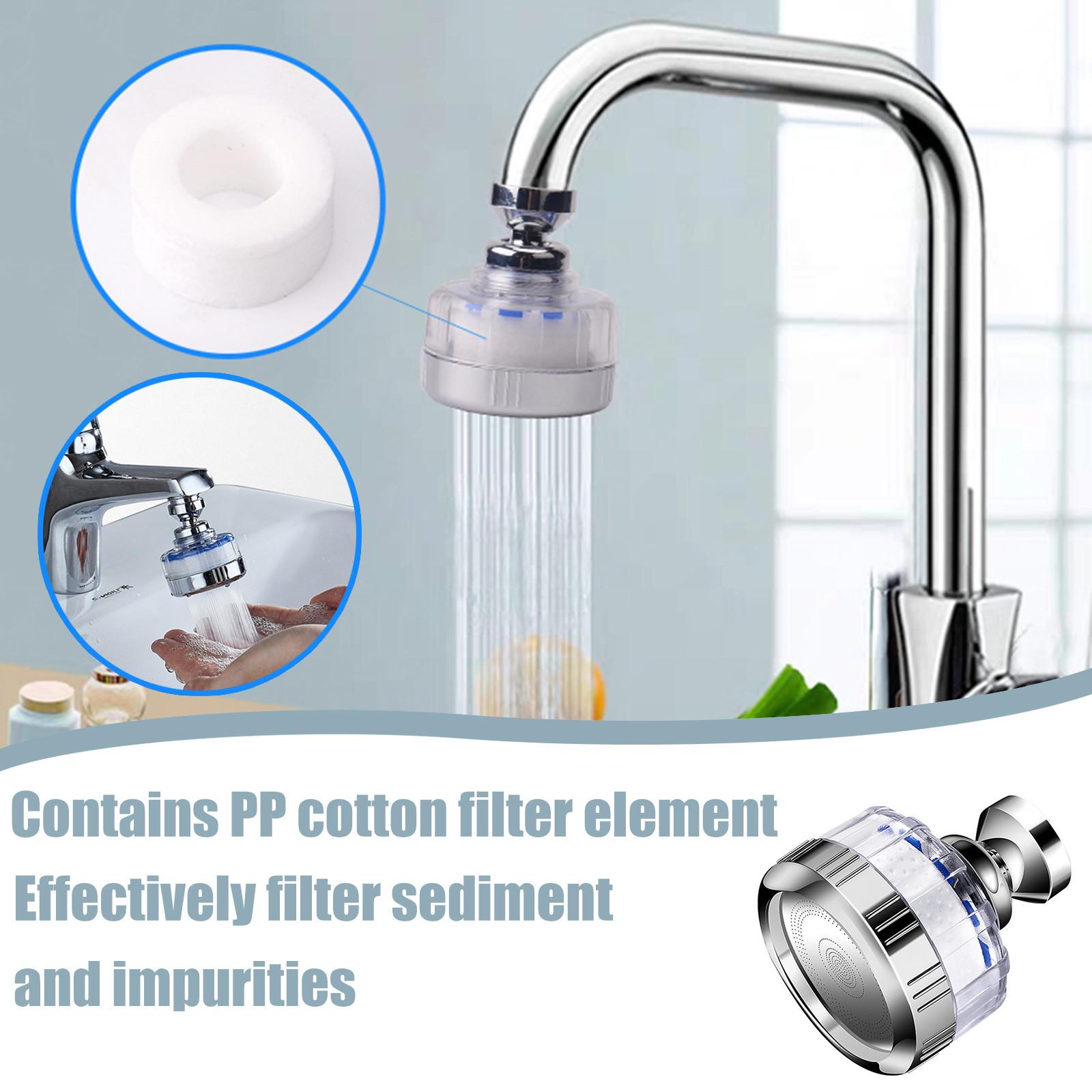 

Moveable Kitchen Tap Head 360° Rotatable Faucet Water Saving Filter Sprayer Tool
