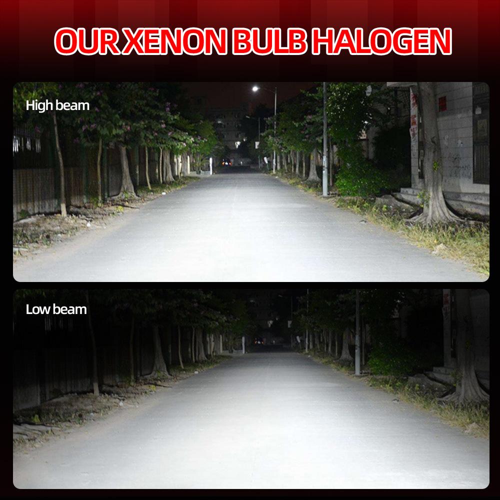 Roadsun 2pcs LED Bulbs 9005/HB3 9006/HB4 H11 H7 H1 H4 H13 High Low Beam Headlight All-in-one, 28000LM 200W Ultra-white 6500K