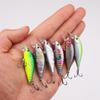 Lure Micro Minnow 5cm 3.2g, Long Cast Sinking Wobbler, Redeye Mandarin Fish Bass, All Water Layers