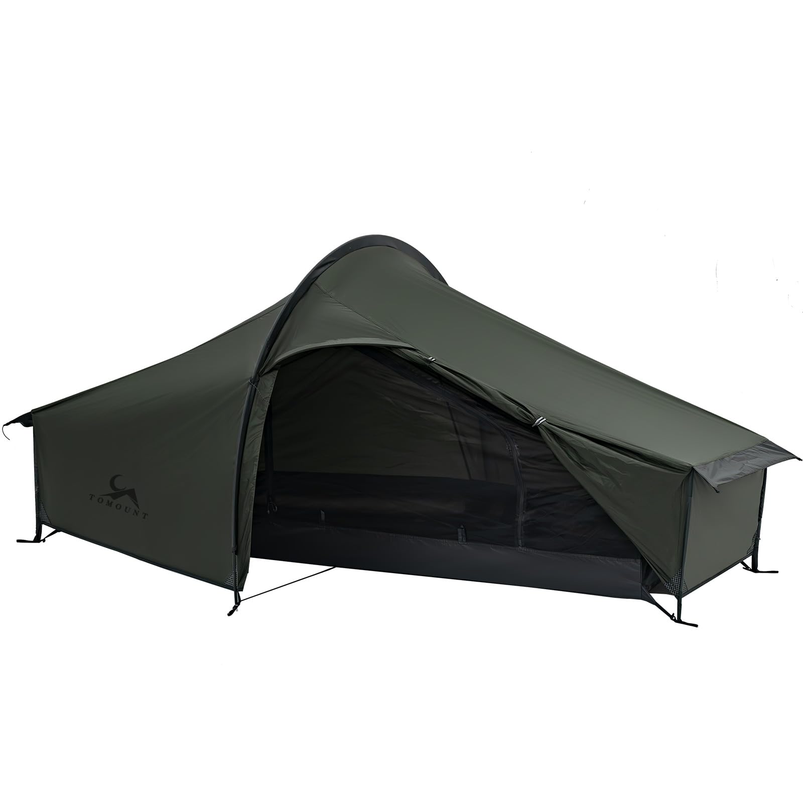 

TOMOUNT Solo Легкий одноместный туннельный рюкзак 20D Двойная водонепроницаемость Легко устанавливается Двойная компактная палатка для альпинизма, велосипеда, отдыха на природе, палатка,