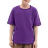 Children's Round Neck Casual Color Short Sleeved T-shirt Top
