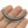 2pcs Necklace Connector For Jewelry Making Tibetan Silver Color Pendants Antique Jewelry Making DIY Handmade Craft