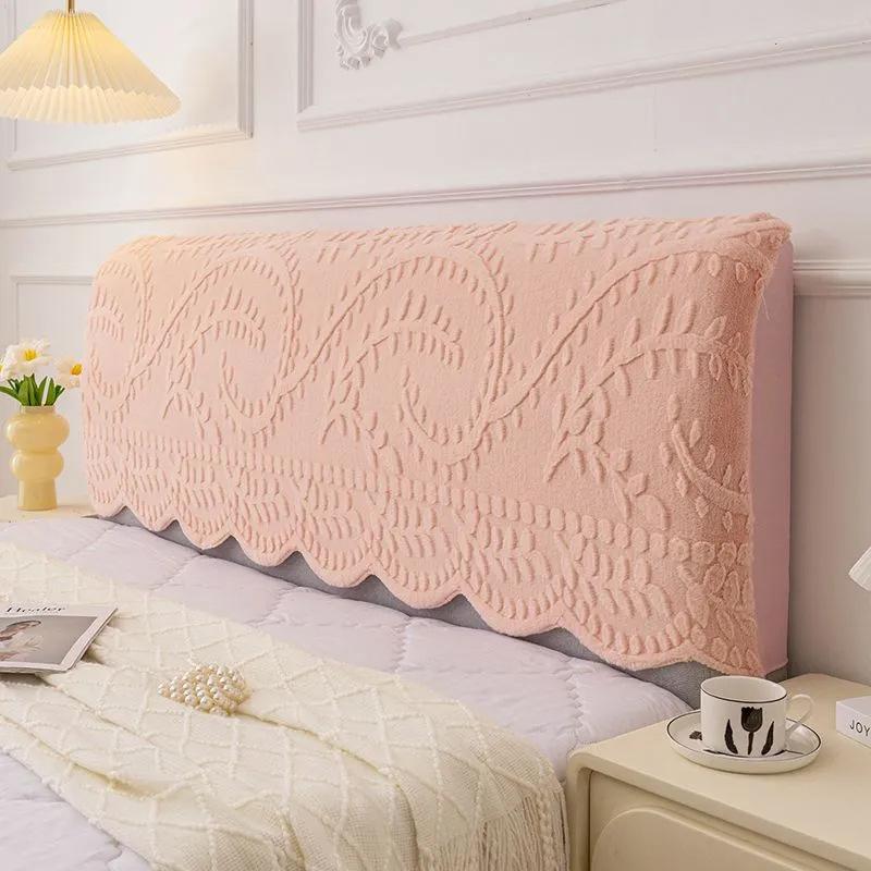 2026 New Thickened Rabbit Plush Headboard Cover with Full Coverage Anti Slip and No Shedding of Hair Comfortable All Year Round