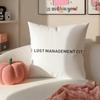 Classic Korea Brand LLMC Cushion Cover Pillowcase Short Plush Invisible zipper Room Sofa Cushion Cover