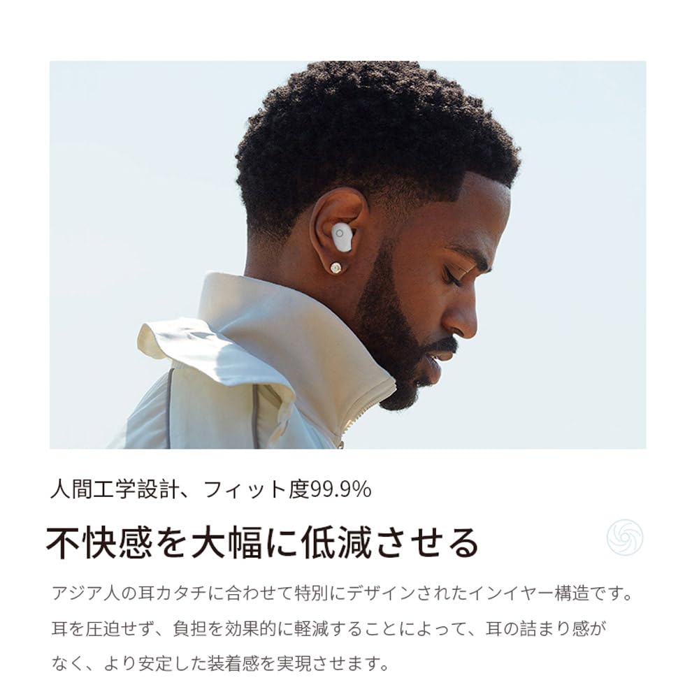 Stylish Bluetooth Wireless Mini Soundproofing for Separate Left and Right ENC Noise Automatic LED Battery Level Fast Compatible with and Android 5.3