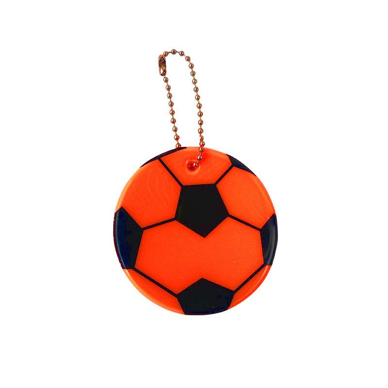 2Pcs Color Music  Safety Reflector Reflective Keychains Car Keyrings Charm Bag Accessories for Jacket BackPack Strollers Wheelchairs