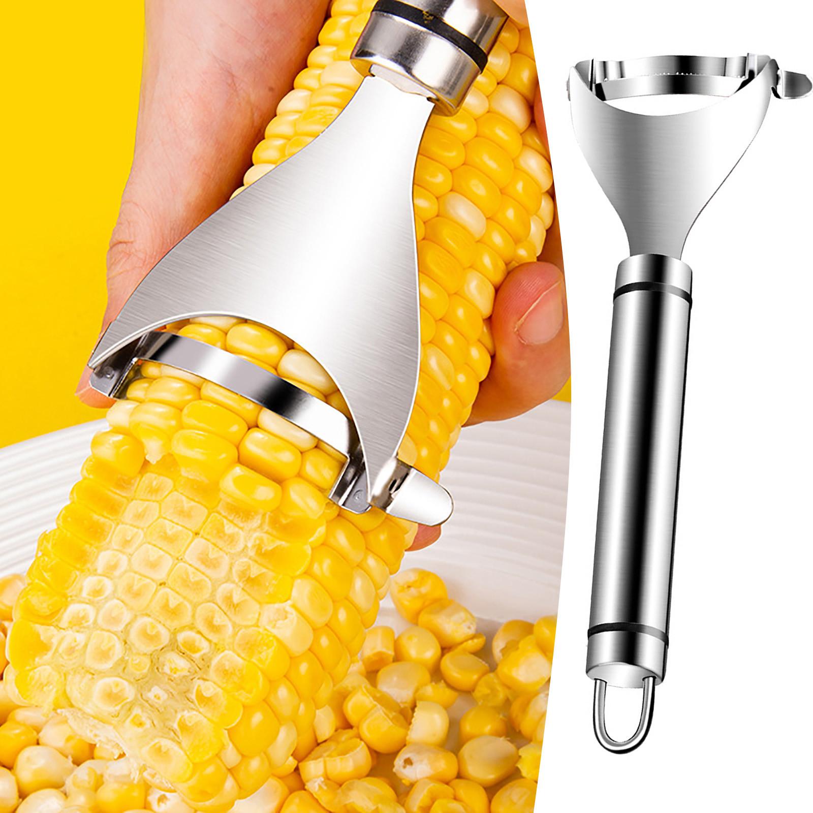 

Kitchen Gadgets Stainless Steel Corn Corn Sheller Manual Corn Separator Stripper Convenience Small Kitchen Accessories белый
