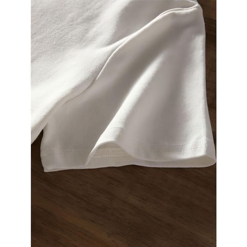 European Size European Size Lazy - Style Brown Short - Sleeve T - Shirt | Leopard - Print Flower Patchwork A Must - Have For Relaxed Outfits