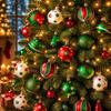 42Pcs/Set Creative Christmas Tree Balls Shiny Xmas Baubles Durable Christmas Ball  Showcase