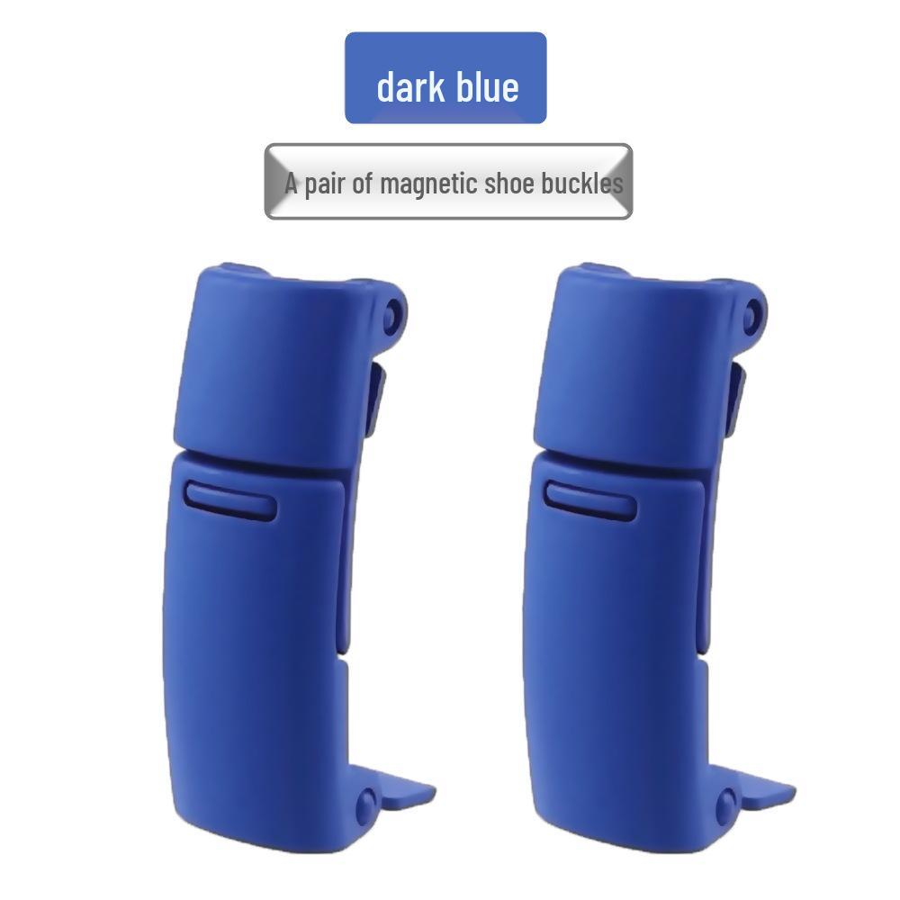 Magnetic No-Tie Elastic Shoelaces and Buckles