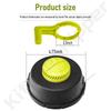 Durable Nylon Replacement Trimmer Head Compatible with Multiple Lawn Mower Models Rotary Spool for Efficient Grass Cutting