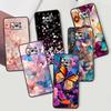 Butterfly Flower Pattern Phone Case For Xiaomi Mi Poco F3 F4 F5 F6 X3 X4 X5 X6 X7 M3 M4 M5 M6 M7 GT Pro 5G Black