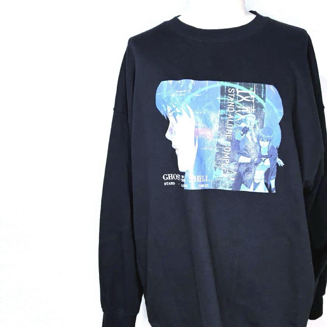 

[USED] Rare, mint condition Ghost in the Shell sweatshirt, size 4L, black, official anime item