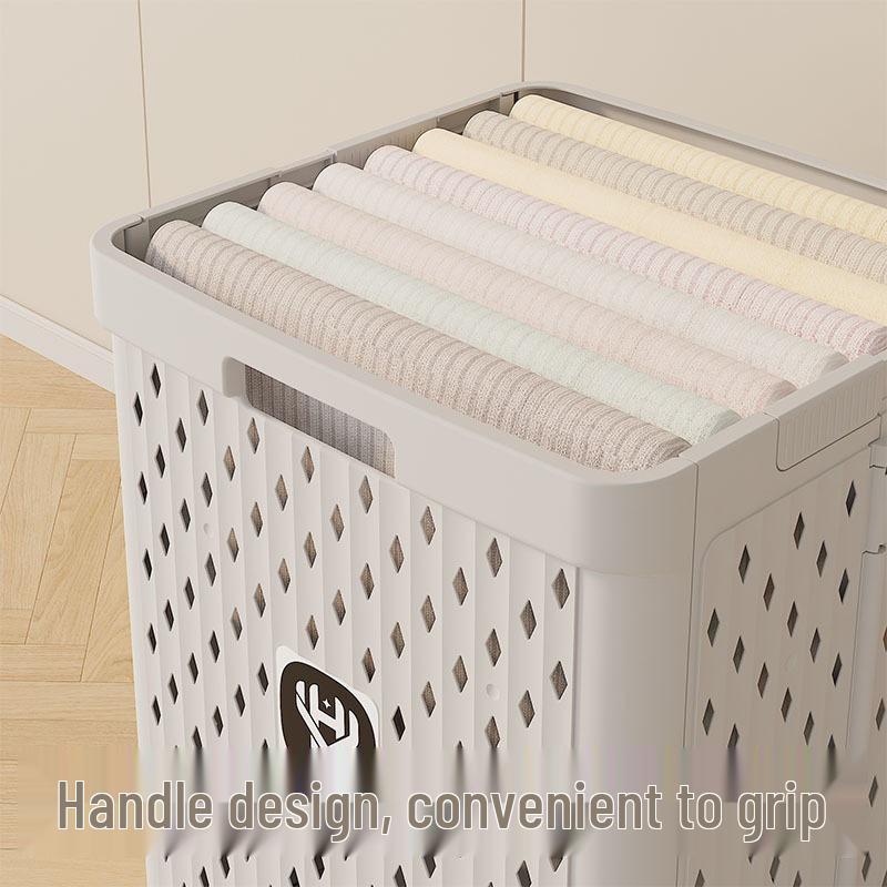 Portable Foldable Multi-functional Laundry Basket for Bathroom and Storage
