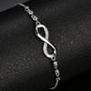 Wristbands Knot Design Hand Chain Zircon Bowknot Bracelet Lucky Symbol Bracelet  Wedding Jewelry