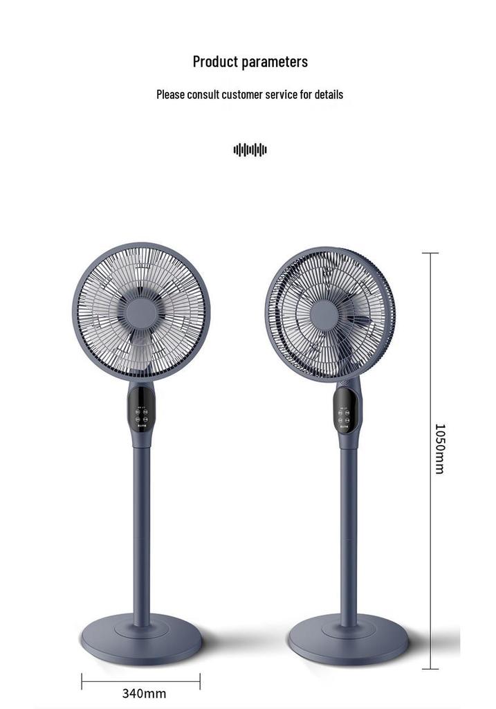 Smart Stand-up Oscillating Fan for Home and Office