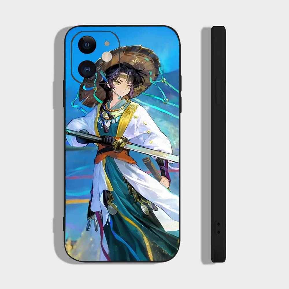 Liang Yue Anime Reverse 1999 Phone Case For IPhone 17 Air 16 15 14 13 Pro Max 11 12 Black Silicone Cover