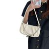 Niche Design Bag for Women, Pleated Personality Cloud Bag, Handbag, Simple Versatile Fashion Zipper Chain Underarm Bag