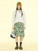 Kyo Swivel Slit Drape Skirt_Evergreen