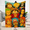 One Piece Adventure Flannel Blanket-Soft and Suitable for Sofas,Beds,Offices,Travel,All Seasons,Great Gift for Holidays and Birthdays.