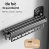 Retractable Wall-Mounted Multi-Functional Indoor Drying Rack