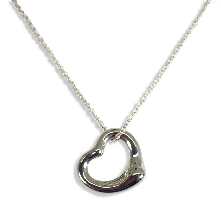 

[Used] TIFFANY/Tiffany 925 Open Heart Pendant/Necklace [g274-38]