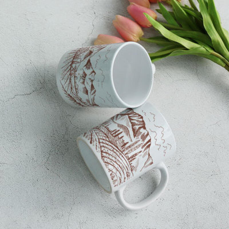 tk421-Design Mug 2p-Landscape Sketch