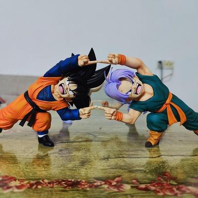 Anime Drogan Boll Z Son Goten Figure Gotenks Trunks Combined Body Action Figures 10cm Pvc Statue Collection Model Toys Gifts