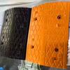 Rubber Speed Bump: Door, Road, Groove, Ramp Mat - Parking Wheel Stopper with Shock Absorption.