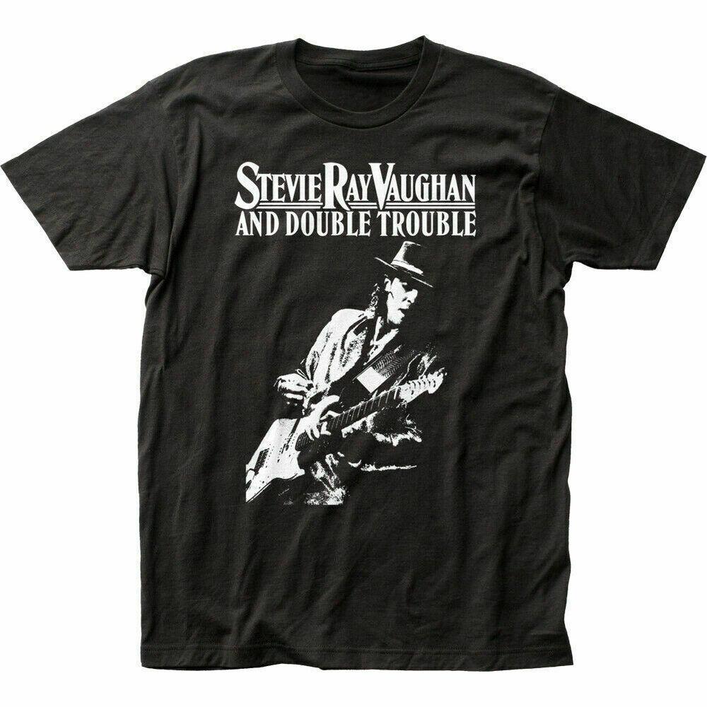 

Черная футболка унисекс Stevie Ray Vaughan Live Alive Rock N Roll Retro Tee