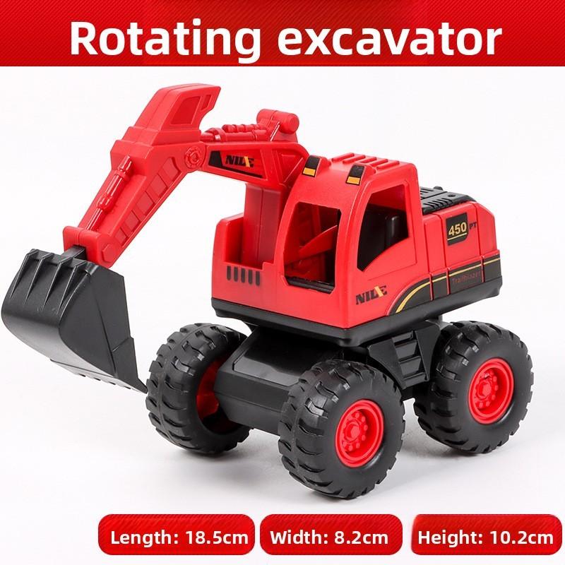 Excavator Inertia Large Dump Truck Set Toys Interactives Parts Skills Plays