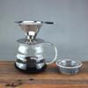 Handle Stainless Steel Reusable Coffee Filter Pour Over Coffee Dripper Drip Tools Cone Strainer
