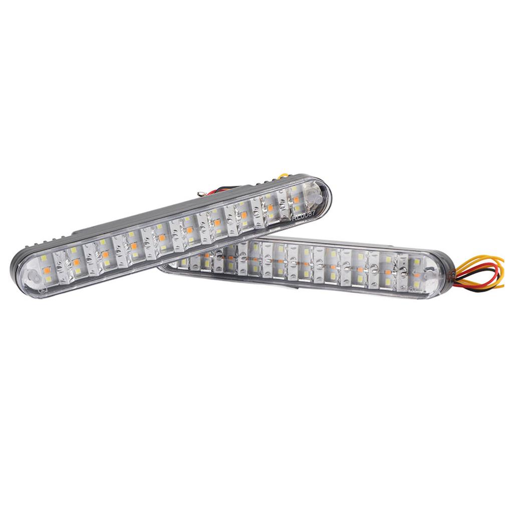 2X 30 Led Car 12V Daytime Running Light Drl Driving Daylight Lamp Turn Signal Led Daytime Running Lights