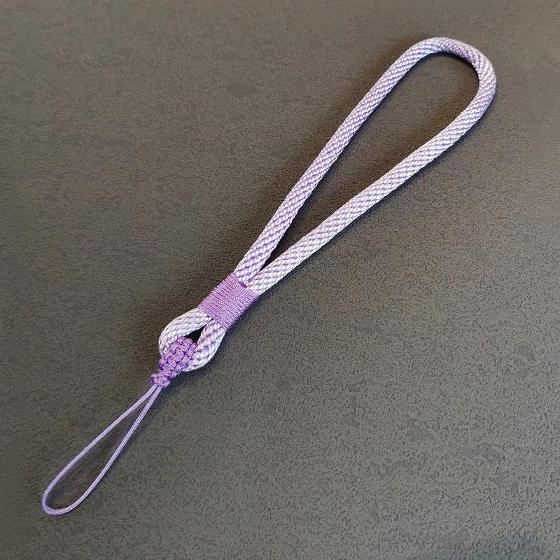 Mobile Phone Lanyard Short Wrist Rope Reinforced Color Matching Hand-woven Pendant Female Male Accessories Anti-loss Lanyard. 1