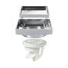 Bathroom Accessories 116*116MM Shower Floor Drain Can Insert Tiles Floor Drain Cover Brass Anti-odor Floor Drain Chrome