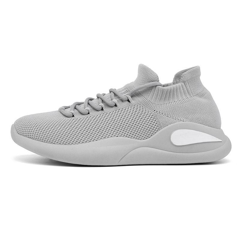 Fashion Mesh Upper Running Male Sports Shoes Gray Unisex Shoe In Promotion Outdoor Cheap Liquidation Wide On Sale Men's Casual Sneakers