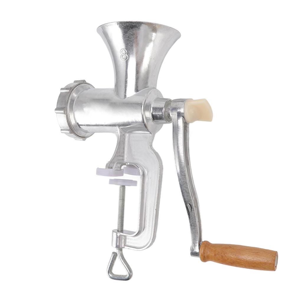 Meat Grinder Aluminum Alloy Long Handle Incisive Cutting Sausage Making Mincer for Cooking
