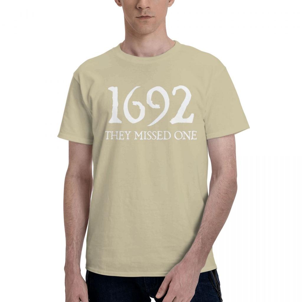 1692 They Missed One Letter 100 Cotton Casual Breathable Confortable Vintage Mens Clothing Deals Mens Wear