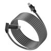 6FT 1.8M Satellite POE Cable 1200mbps 24AWG Single Copper Core Waterproof Satellite Router Cable