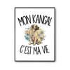 Poster Mon Kangal C'est Ma Vie | Photo Paper Poster 310 G Pearlescent Finish Size A2 | Wall Decoration Living Room Bedroom